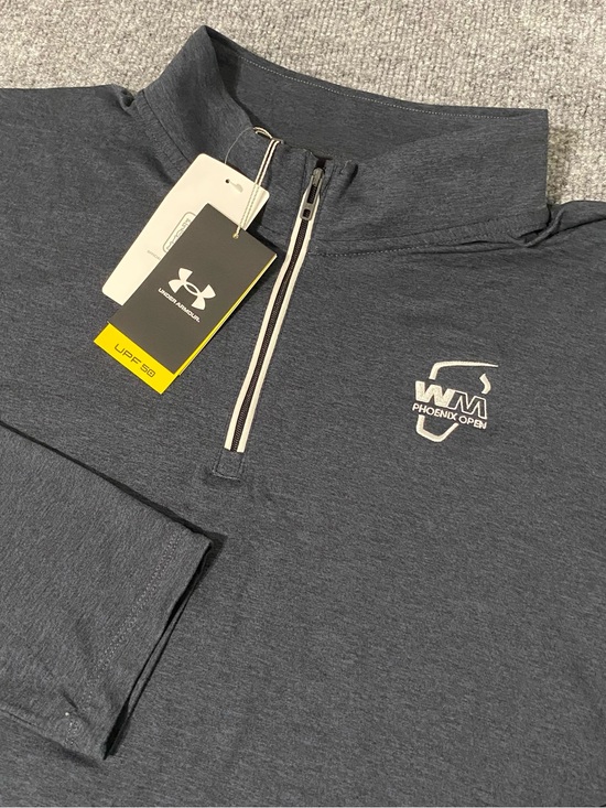 Under Armour Waste Management Phoenix Open Aura Heather Golf Pullover Mens 2XL